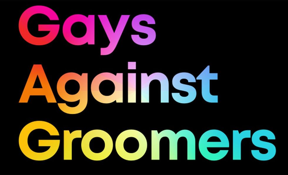 Gays Against Groomers logo via wikipedia