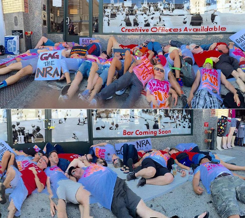 Gays Against Guns Die-in, August 7, 2016