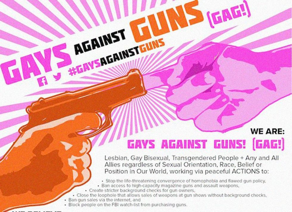 Gays Against Guns' Strong Imagery