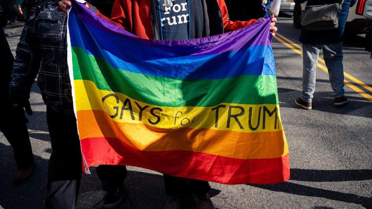 gays for trump flag