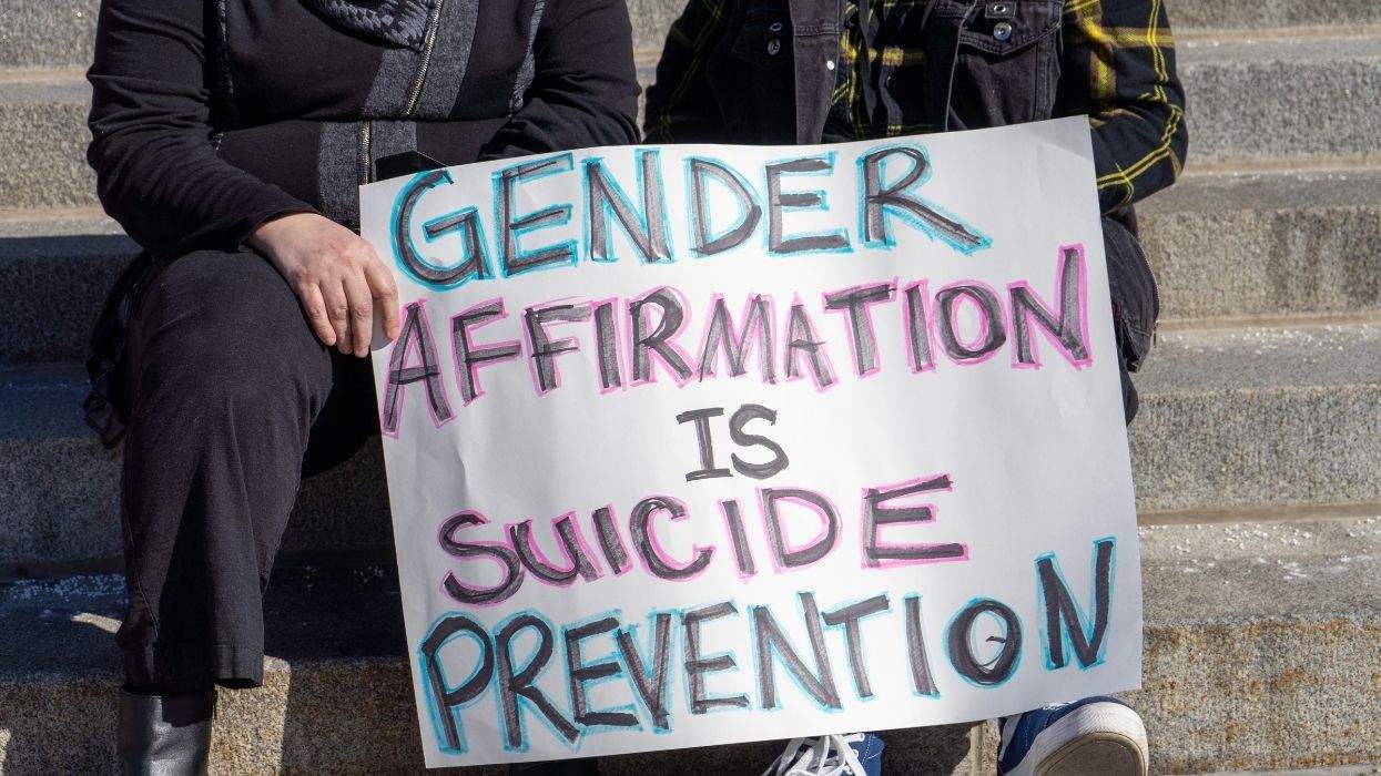 gender affirmation is suicide prevention sign