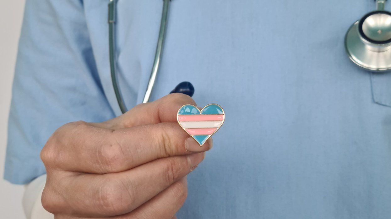 Gender-affirming care doctor pin