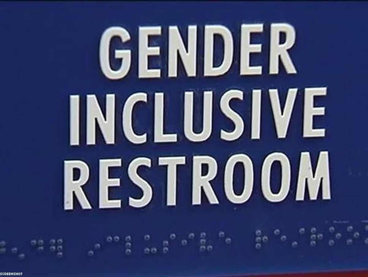 Gender inclusive restroom 