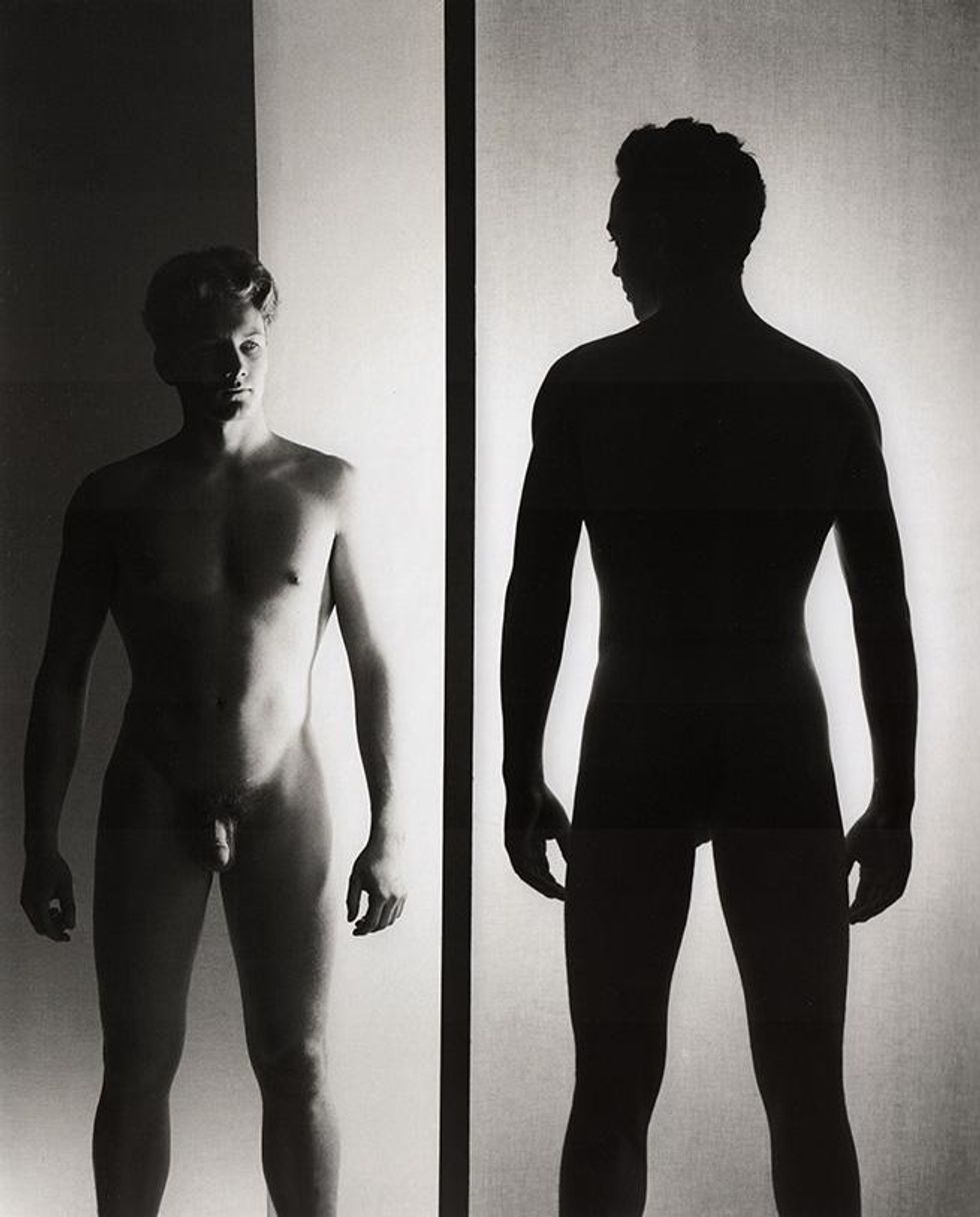 George Platt Lynes. Two Male Nudes (One in Shadow), n.d.