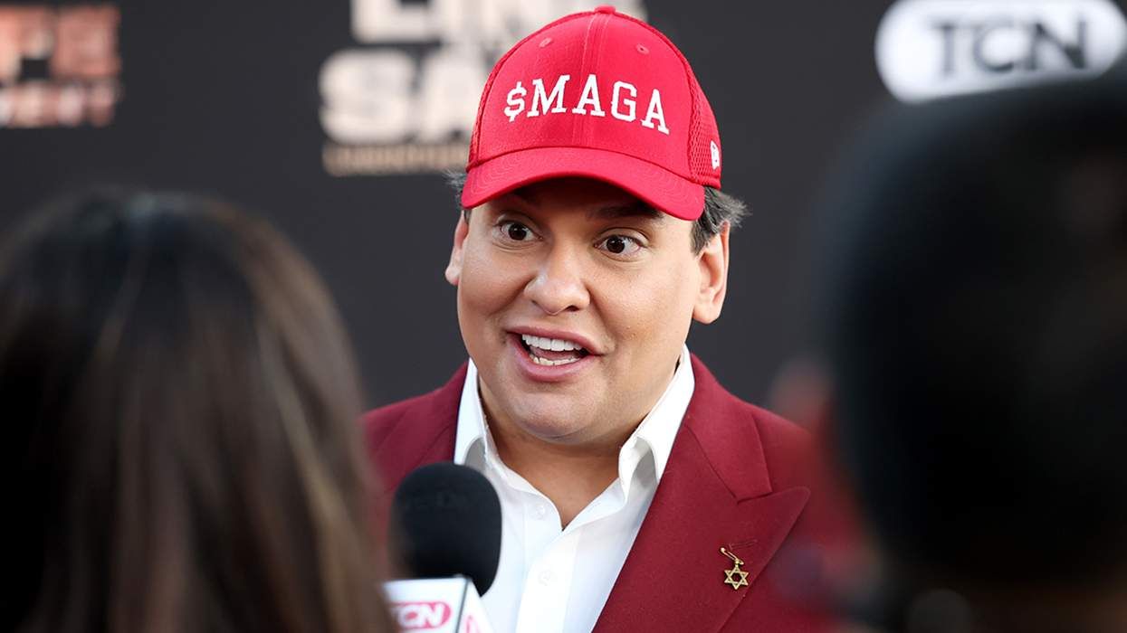 George Santos world premiere of James O'Keefe debut film Line In The Sand Newport Beach California October 2024