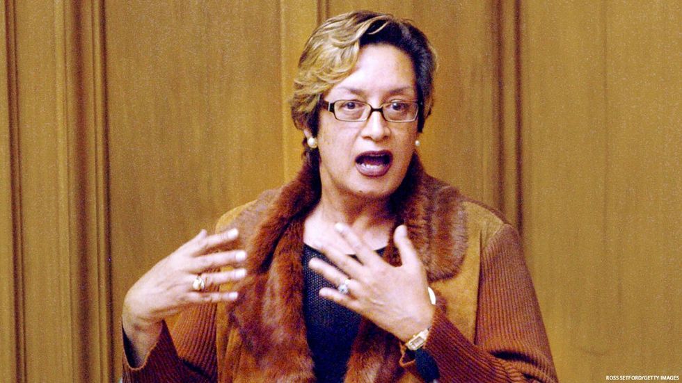Georgina Beyer, the first out transgender woman elected to government worldwide in New Zealand in 1999