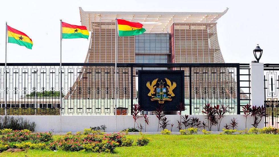 Ghana government building presidential palace