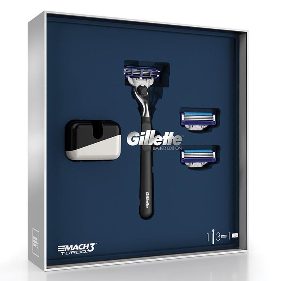 Gillette\u2019s Limited Edition Razor Gift Packs are easy gifts for hairy folks.($20, Walmart.com)