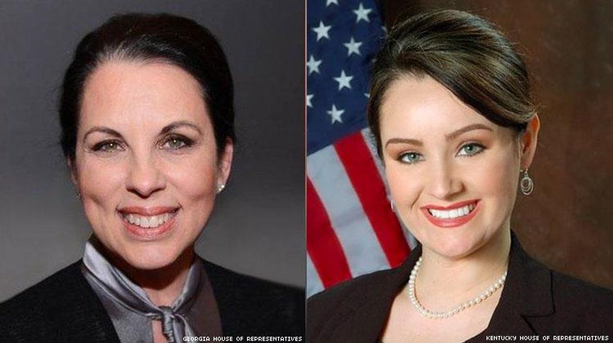 Ginny Ehrhart and Savannah Maddox