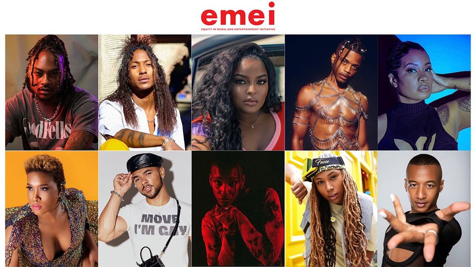 GLAAD 2024 EMEI Cohort 2 AM Ricky Albanus Thierry Asiahn Damez Mylah Muse Shah Siaira Shawn Suni MF Victor Jackson Neveringending Nina