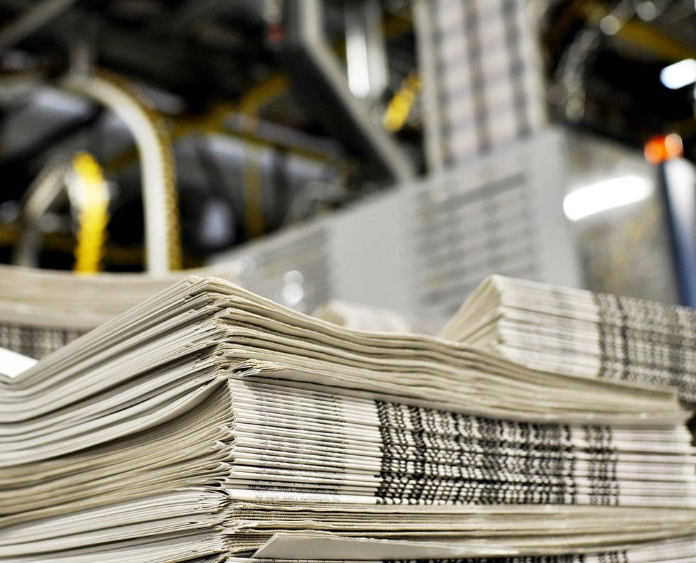 GLAAD media report missing transgender voices newspaper printing press