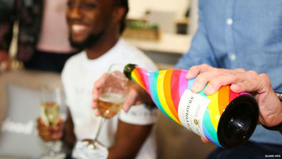 GLAAD to Receive $100,000 From Sales of True Colours Cava Wine