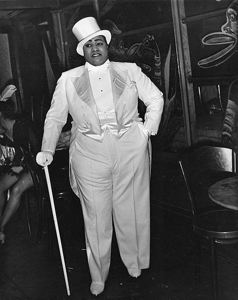 Gladys Bentley at the Ubangi Club in Harlem, photo by Sterling Paige