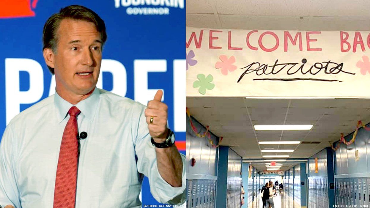 Glenn Youngkin and First Colonial High School