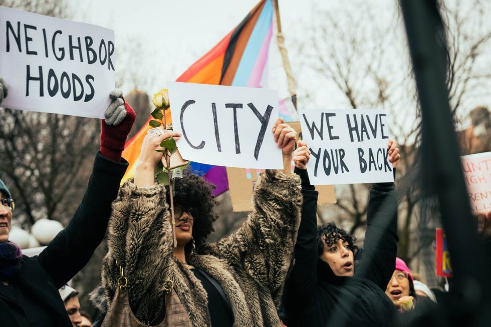 GLM Gender Liberation Movement Trans Transgender Youth Rally NYC New York City Union Square public protest protect trans kids trans lives matter