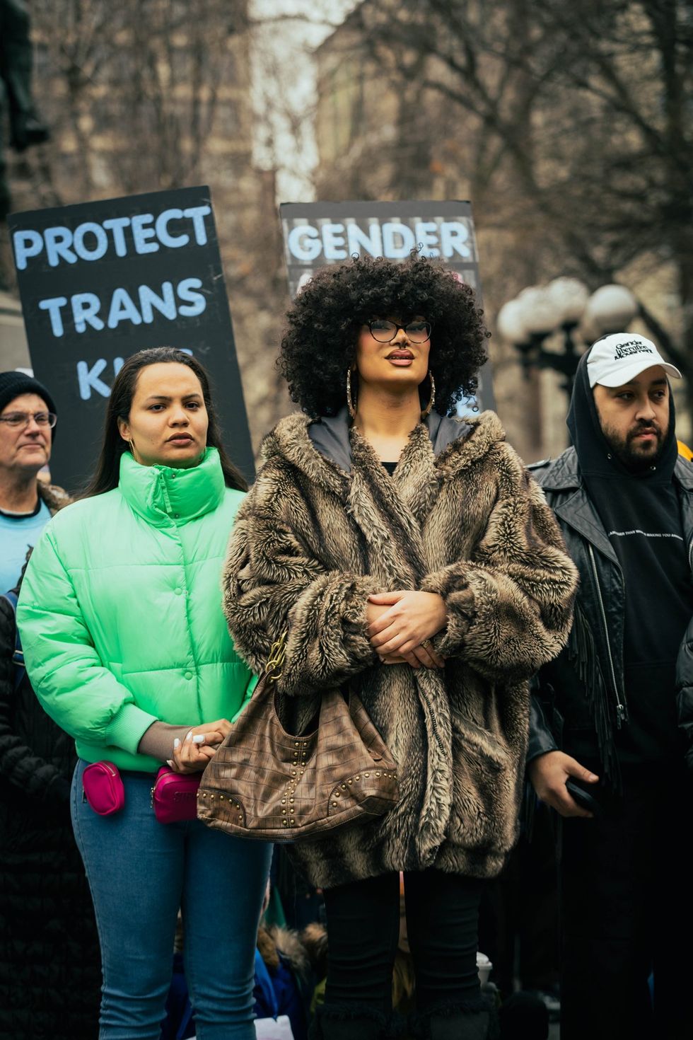 GLM Gender Liberation Movement Trans Transgender Youth Rally NYC New York City Union Square public protest protect trans kids trans lives matter