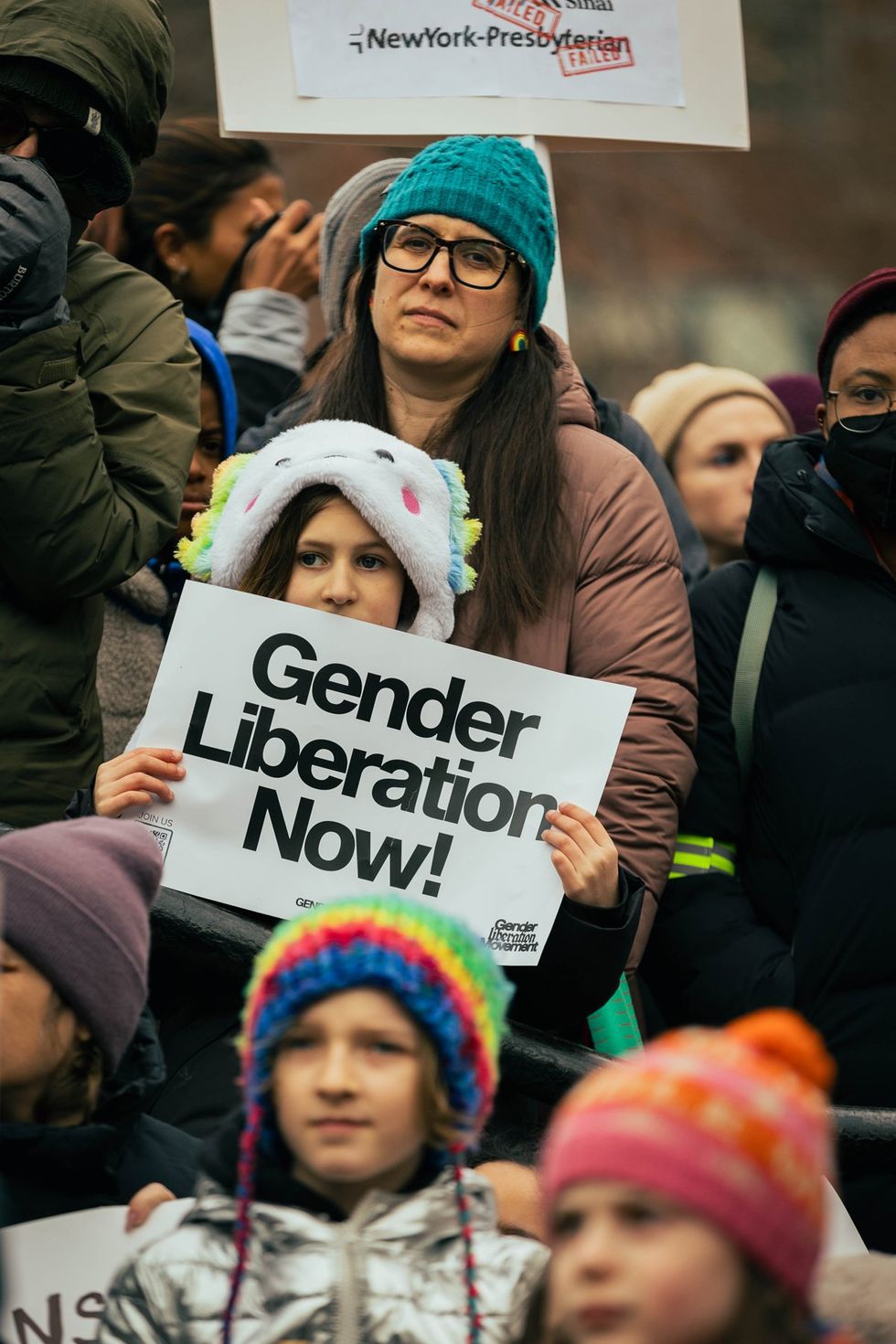 GLM Gender Liberation Movement Trans Transgender Youth Rally NYC New York City Union Square public protest protect trans kids trans lives matter