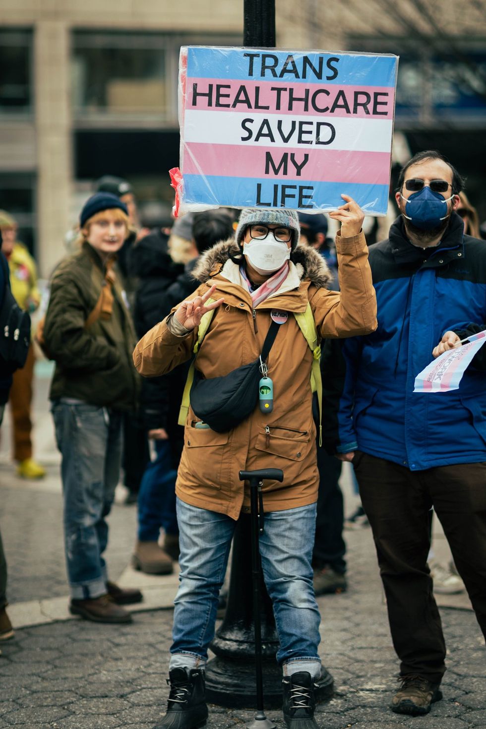 GLM Gender Liberation Movement Trans Transgender Youth Rally NYC New York City Union Square public protest protect trans kids trans lives matter