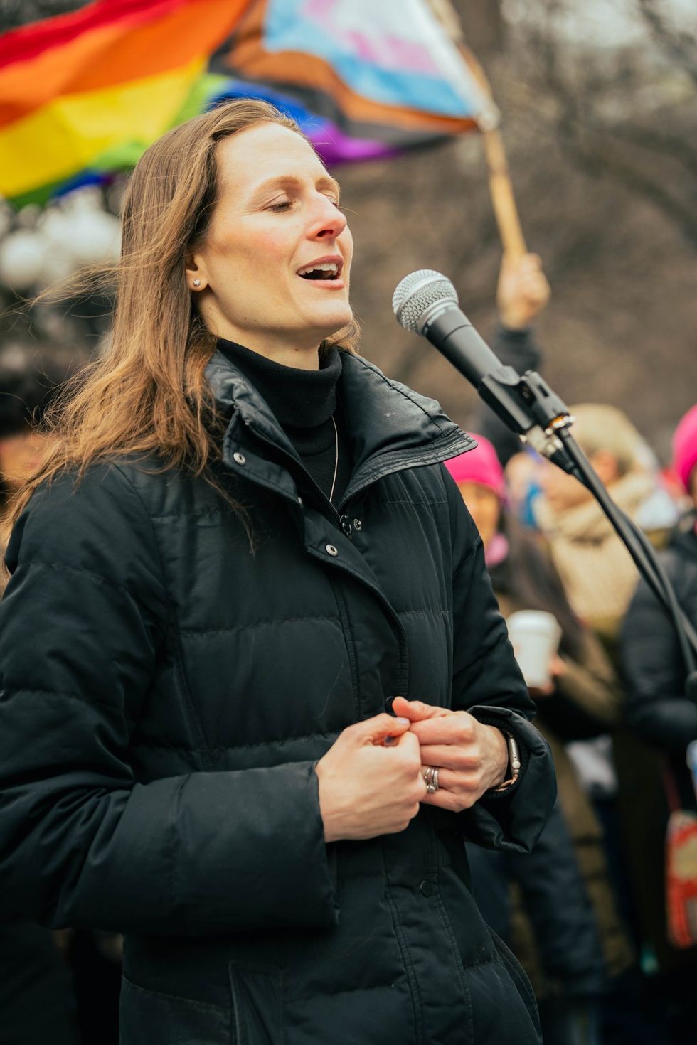 GLM Gender Liberation Movement Trans Transgender Youth Rally NYC New York City Union Square public protest protect trans kids trans lives matter