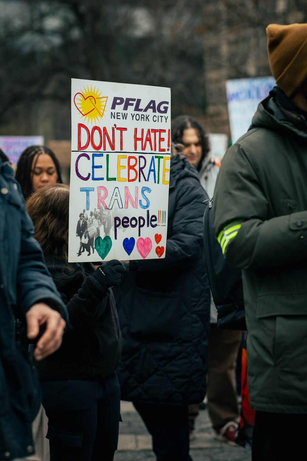 GLM Gender Liberation Movement Trans Transgender Youth Rally NYC New York City Union Square public protest protect trans kids trans lives matter