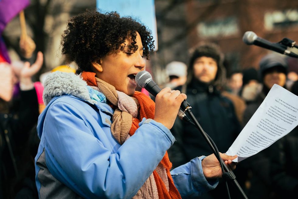 GLM Gender Liberation Movement Trans Transgender Youth Rally NYC New York City Union Square public protest protect trans kids trans lives matter