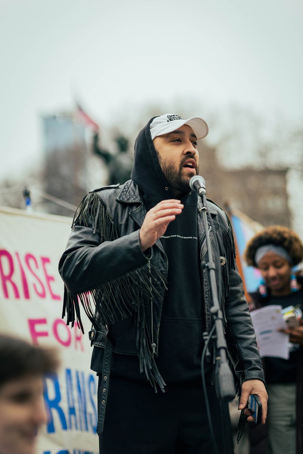 GLM Gender Liberation Movement Trans Transgender Youth Rally NYC New York City Union Square public protest protect trans kids trans lives matter