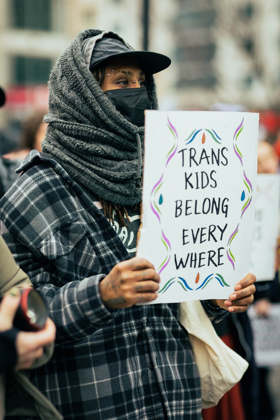 GLM Gender Liberation Movement Trans Transgender Youth Rally NYC New York City Union Square public protest protect trans kids trans lives matter