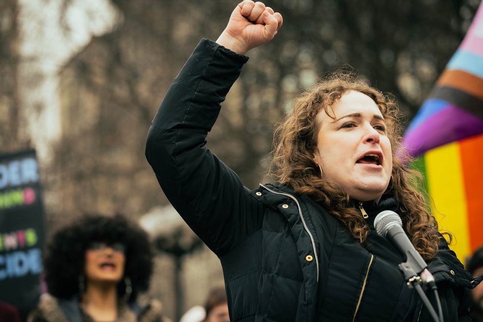 GLM Gender Liberation Movement Trans Transgender Youth Rally NYC New York City Union Square public protest protect trans kids trans lives matter