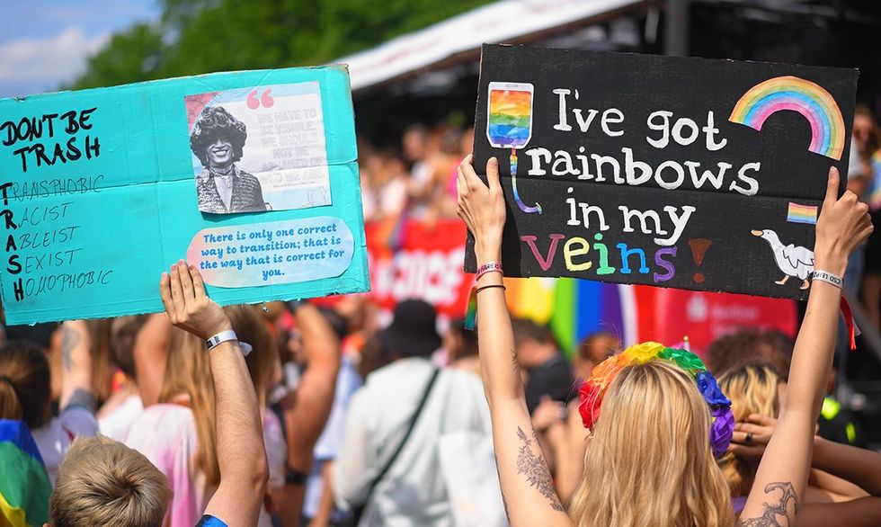 GLSEN Day of No Silence Essay queer activists Marsha P Johnson rainbow veins protest signs