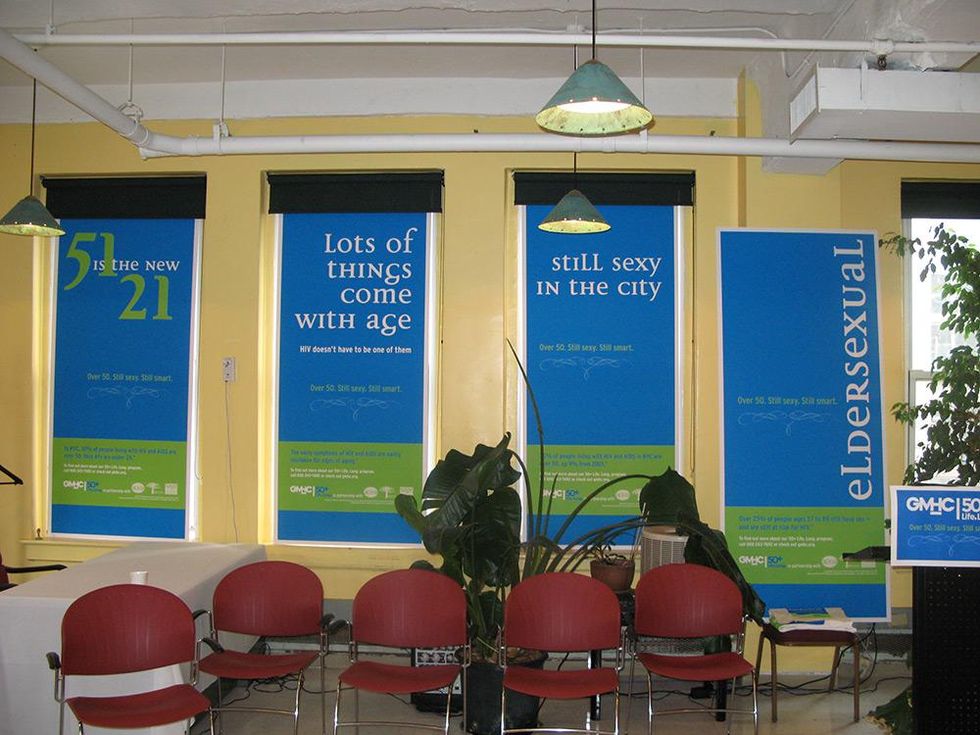 GMHC partnered with SAGE, ACRIA, and the Griot Circle on an HIV prevention and testing campaign targeting seniors.