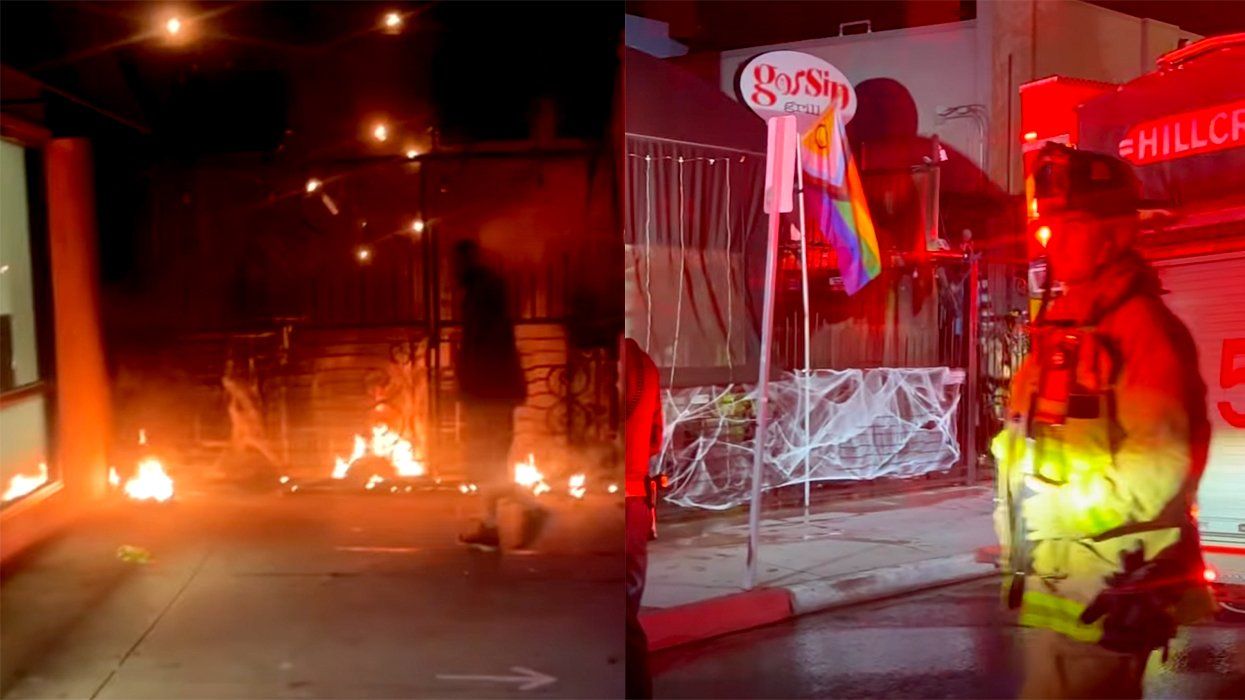 Gossip Grill Arson LGBTQ Bar Pub San Diego Footage Stills