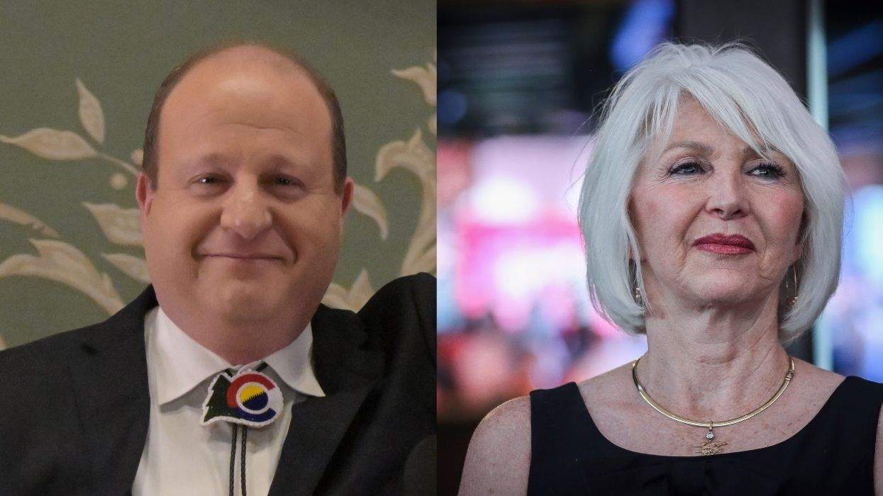 gov. jared polis and tina peters