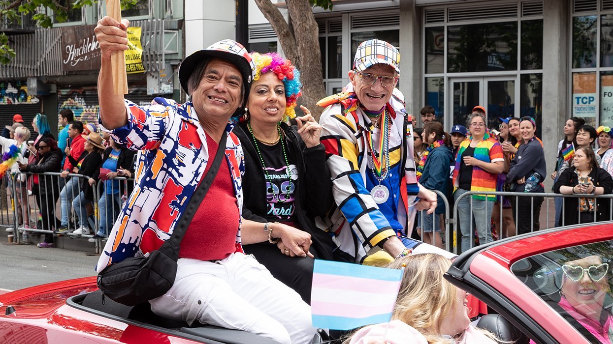 Grand Marshal Paul Aguilar and guests ride 53rd Annual San Francisco LGBTQIA Pride Parade 2023