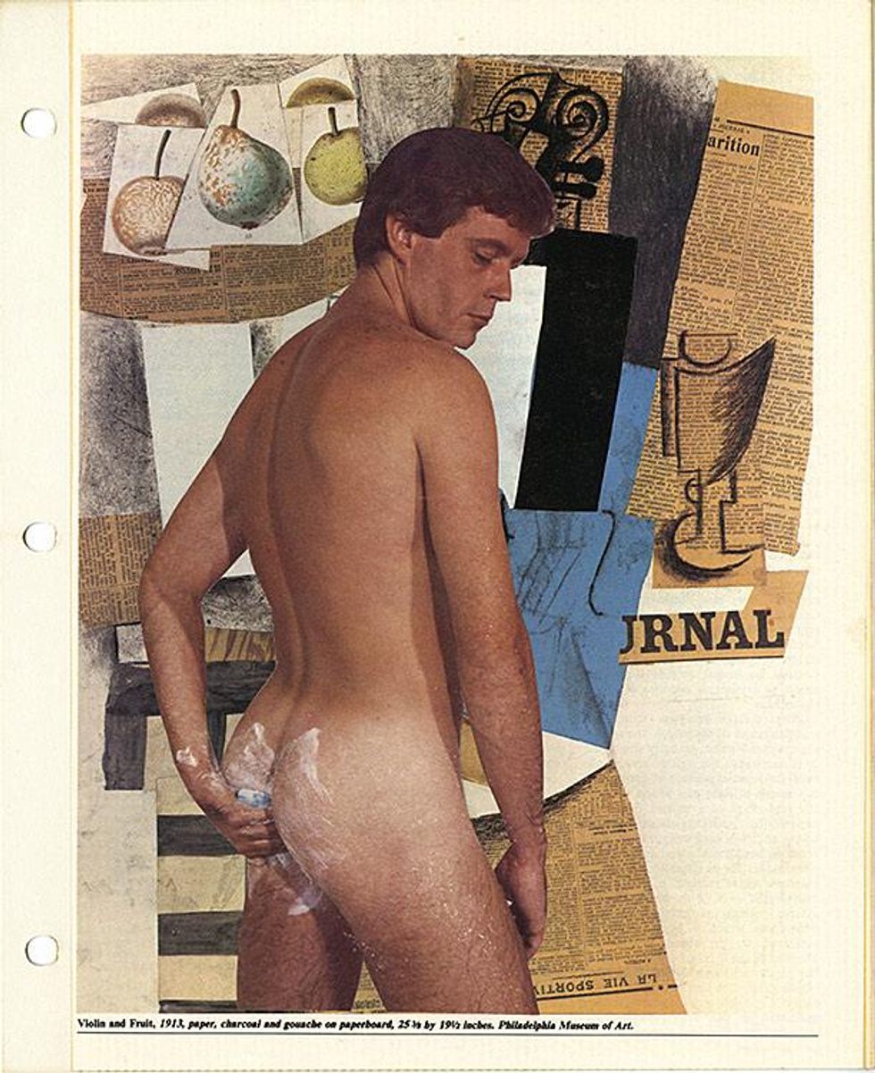 Graphic Album Collection, c. 1980s. Mixed media collage in three-ring photo-album. Courtesy of ONE National Gay & Lesbian Archives at the USC Libraries