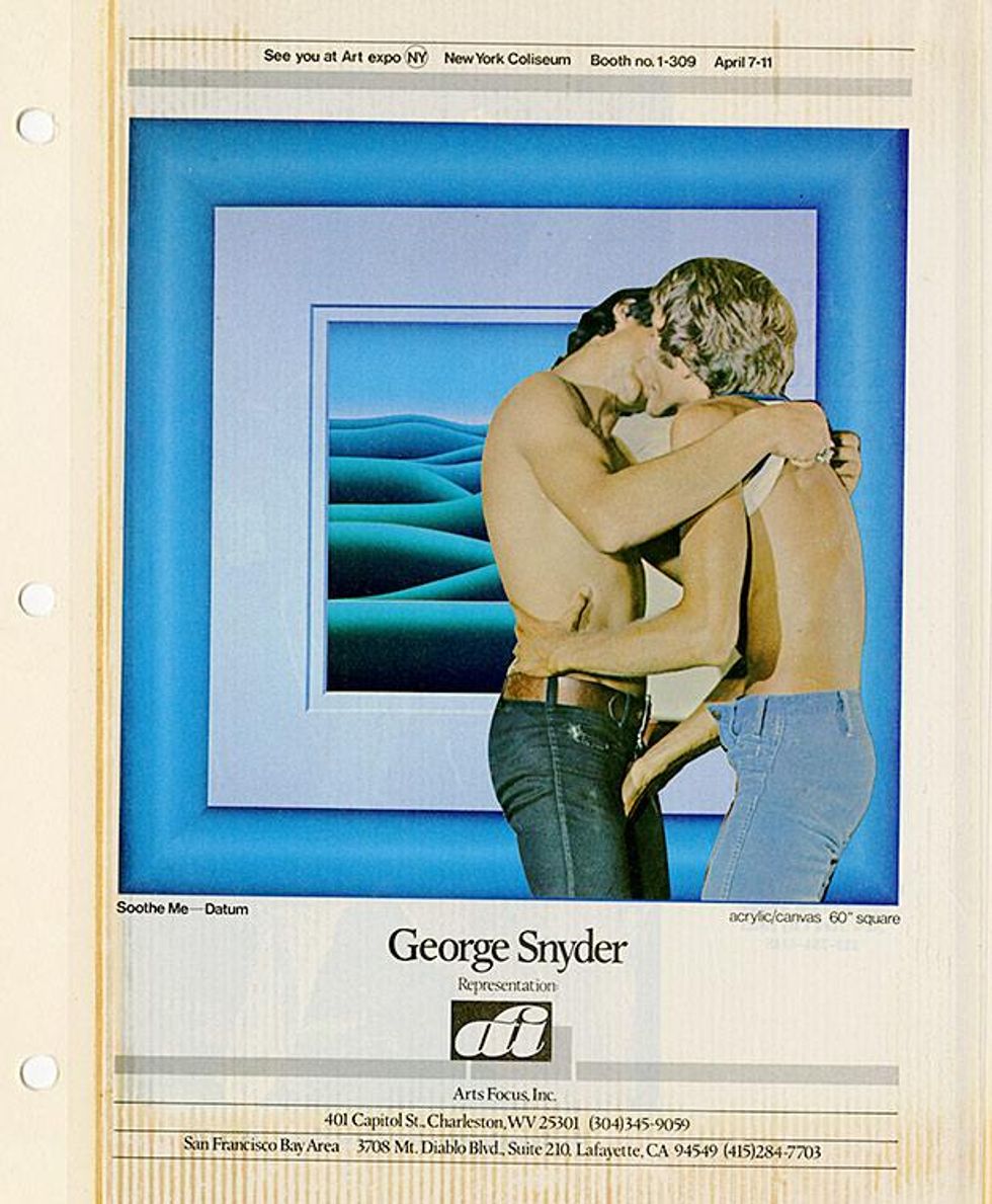 Graphic Album Collection, c. 1980s. Mixed media collage in three-ring photo-album. Courtesy of ONE National Gay & Lesbian Archives at the USC Libraries