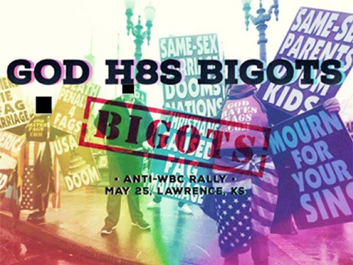 Graphic from an anti-Westboro Church ad posted by Russians on Facebook