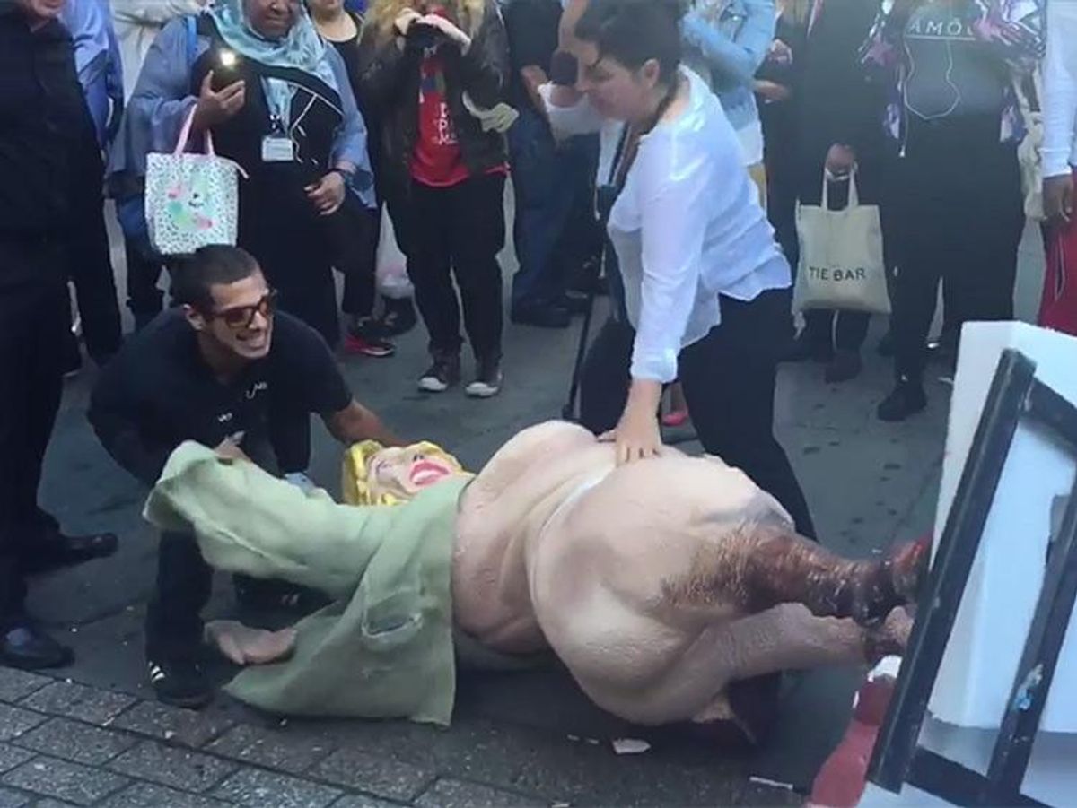 Graphic Hillary Clinton Statue Provokes Outrage In NYC
