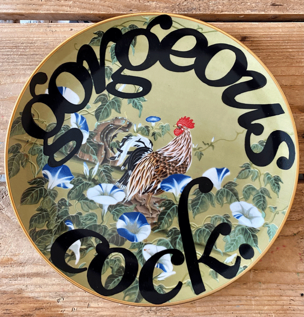 Great Big Cock Plate