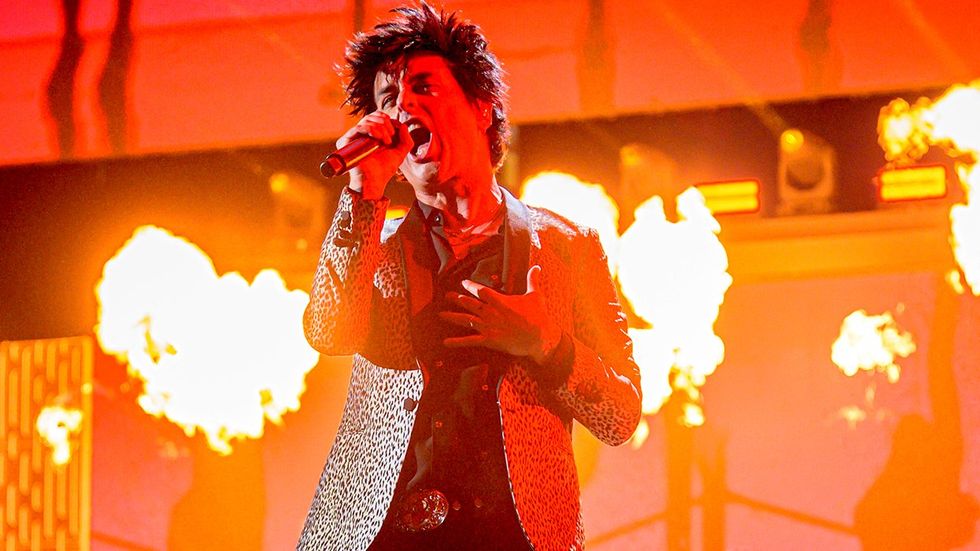 Green Day Concert Lead Singer Billie Joe Armstrong