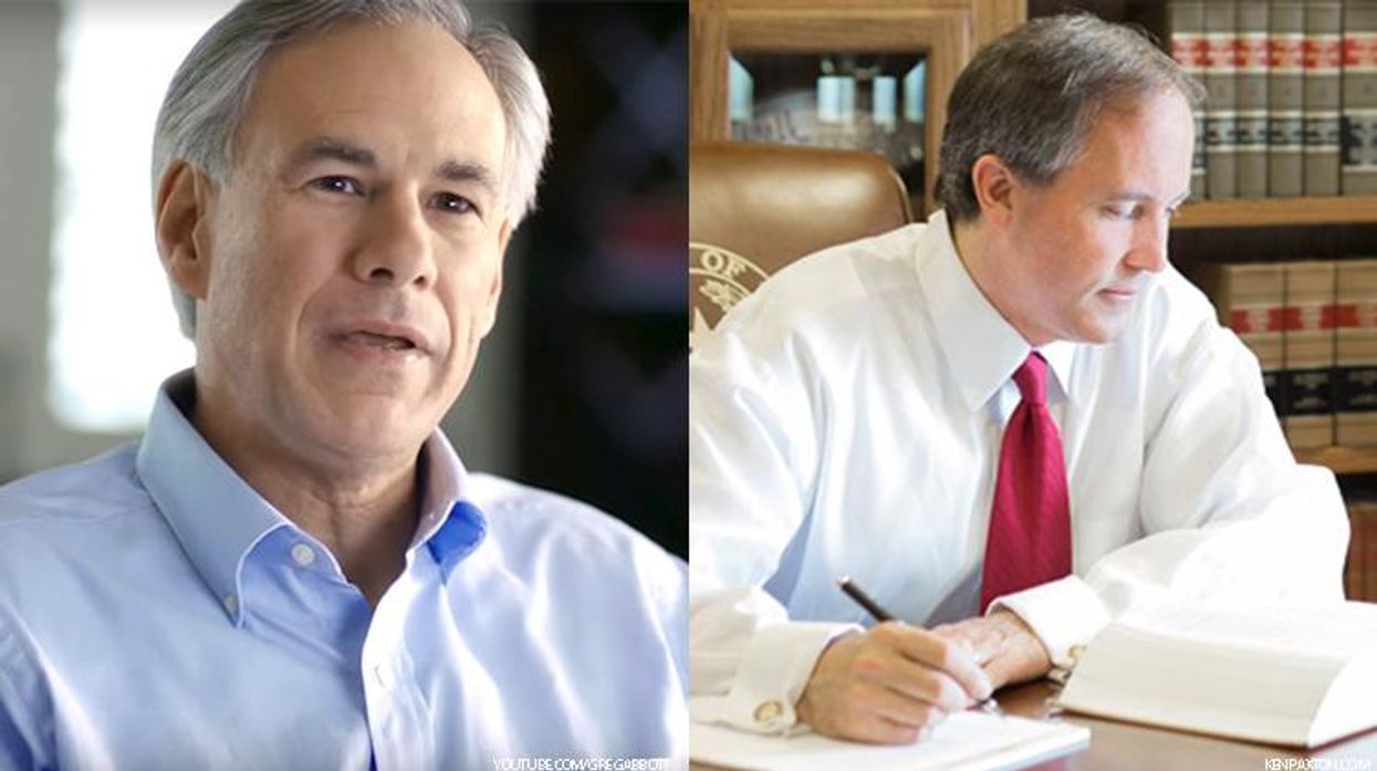 Greg Abbott and Ken Paxton