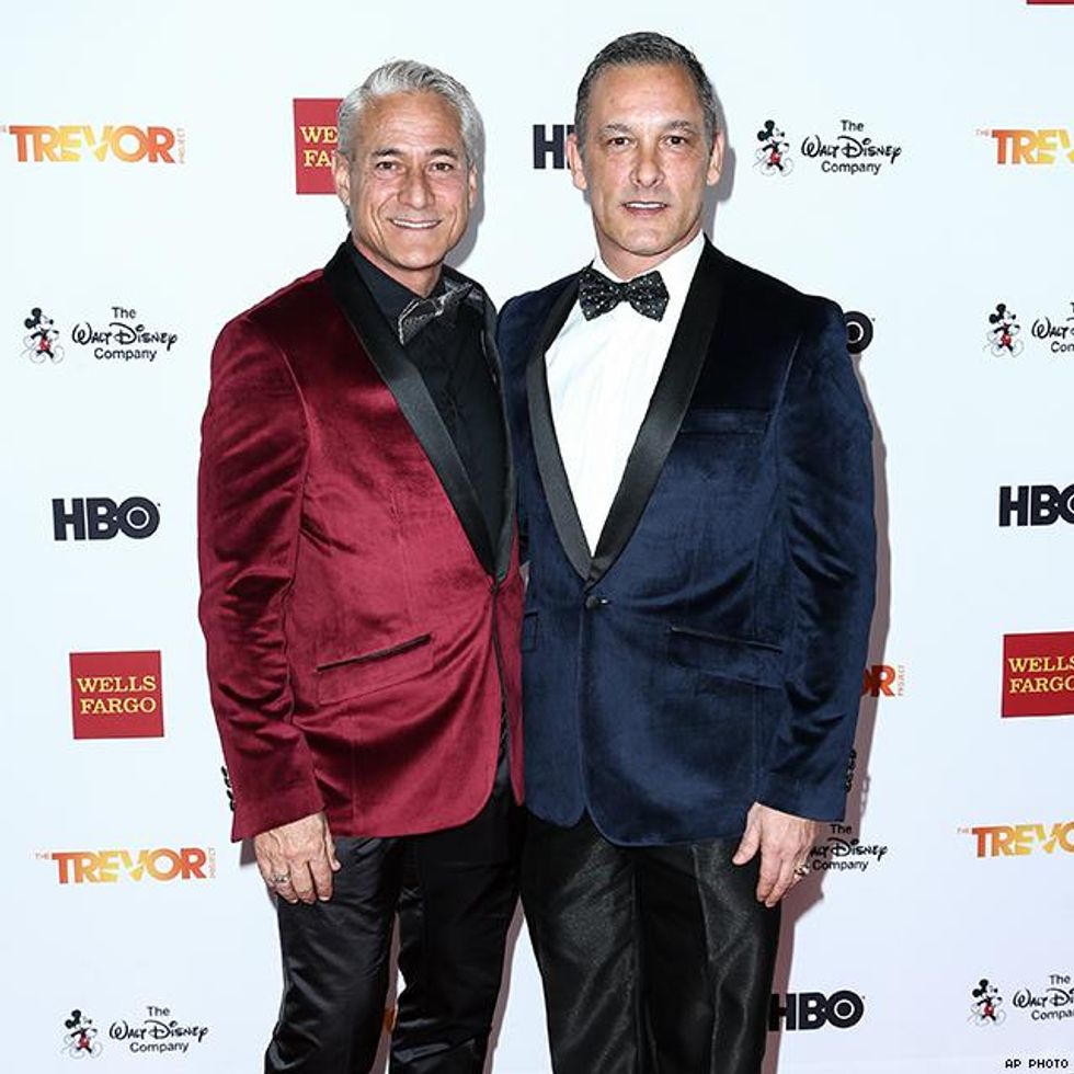 Greg Louganis and Johnny Chaillot