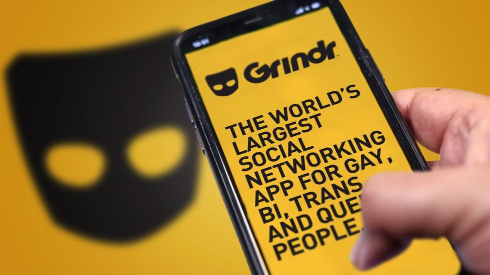 Grindr page