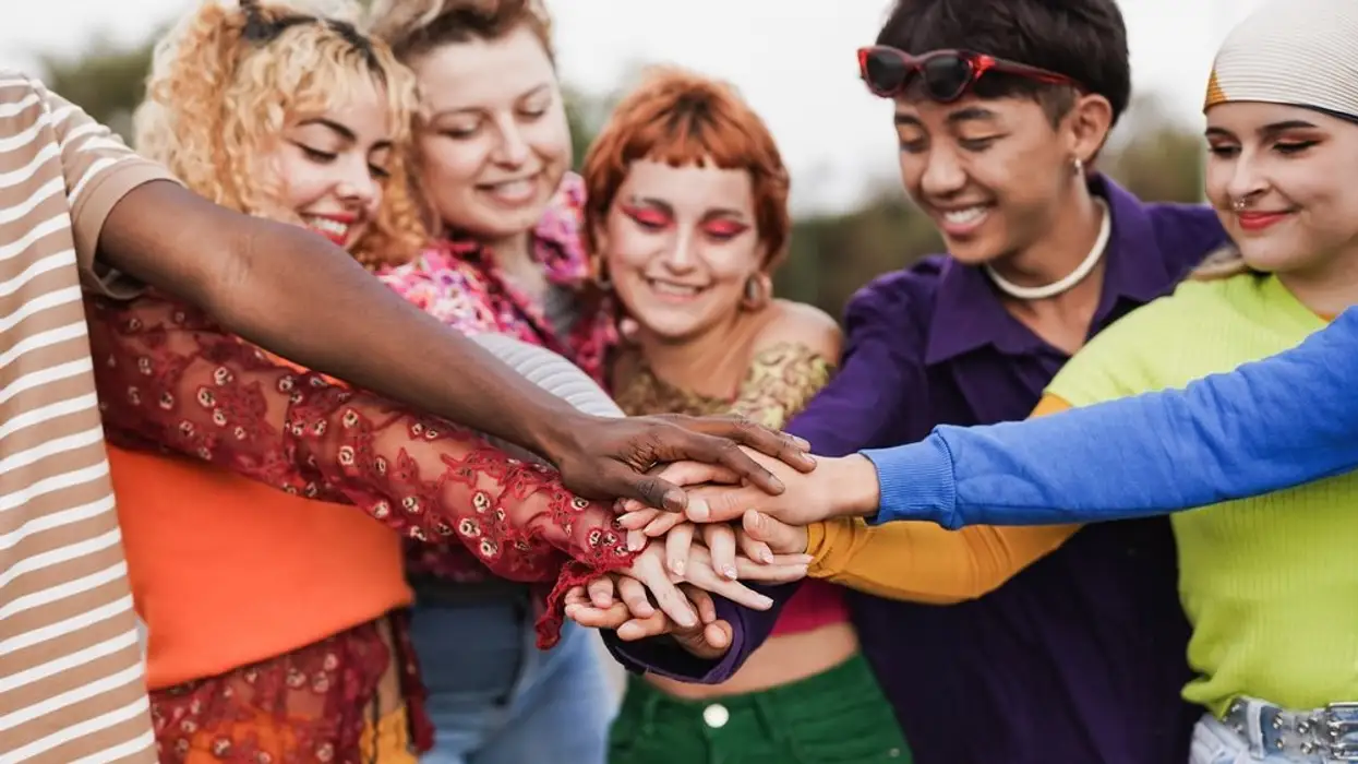 Group of LGBTQ+ youth