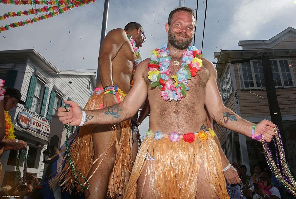 Guaranteed no underwear under the grass skirt. Read more below.