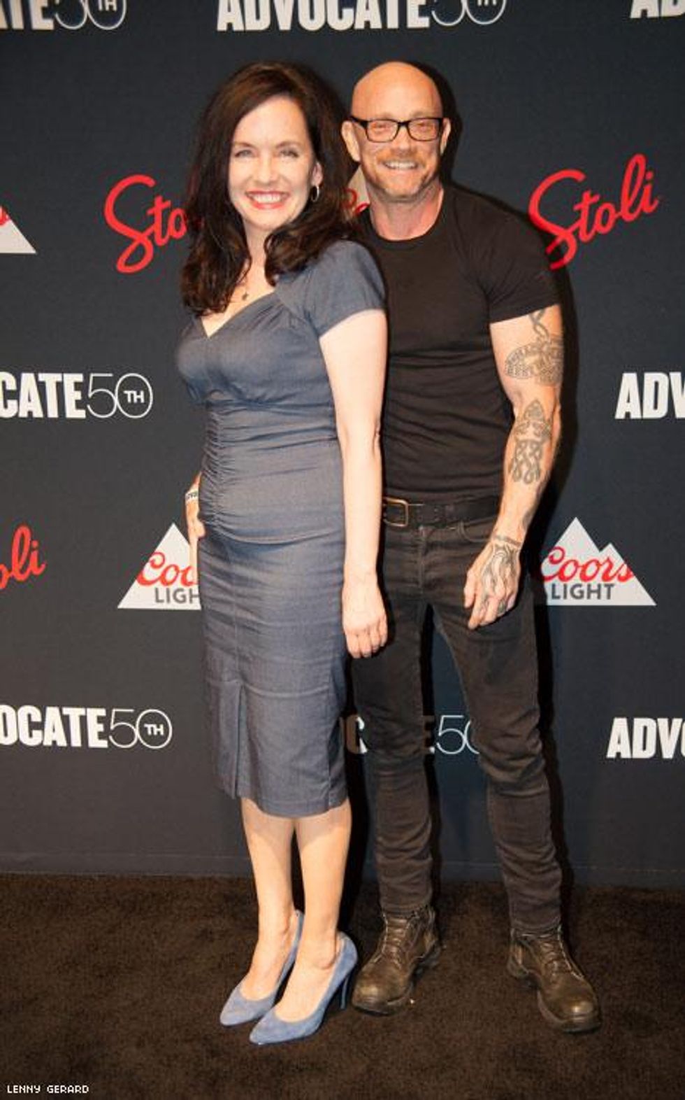 Guinevere Turner and Buck Angel