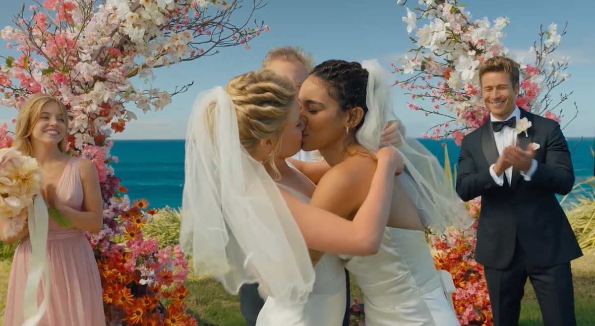 
<p>Check out the lesbian wedding at the center of <em>Anyone But You</em></p>

