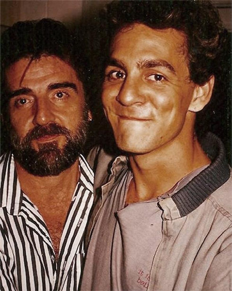 Hamilton (left) Pinkosh (right) 1989 Honolulu a few months after moving in together