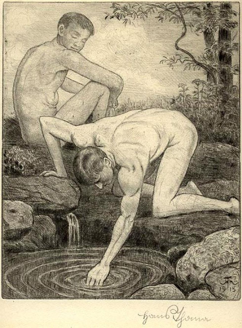 _hans-thoma,-two-boys,-1915--hans-thoma,-two-boys,-1915-