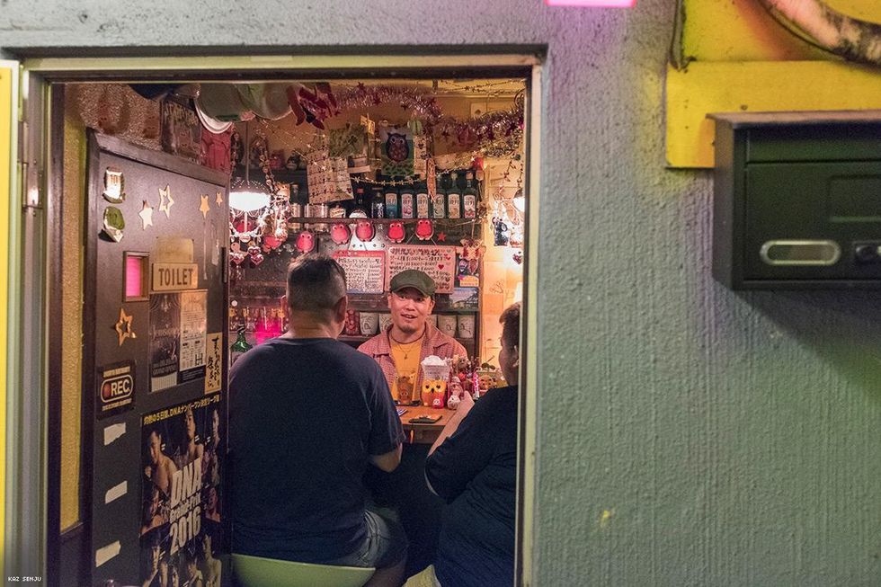 Haruki at Bar Fukuro. Bar Fukuro has few different bartenders.