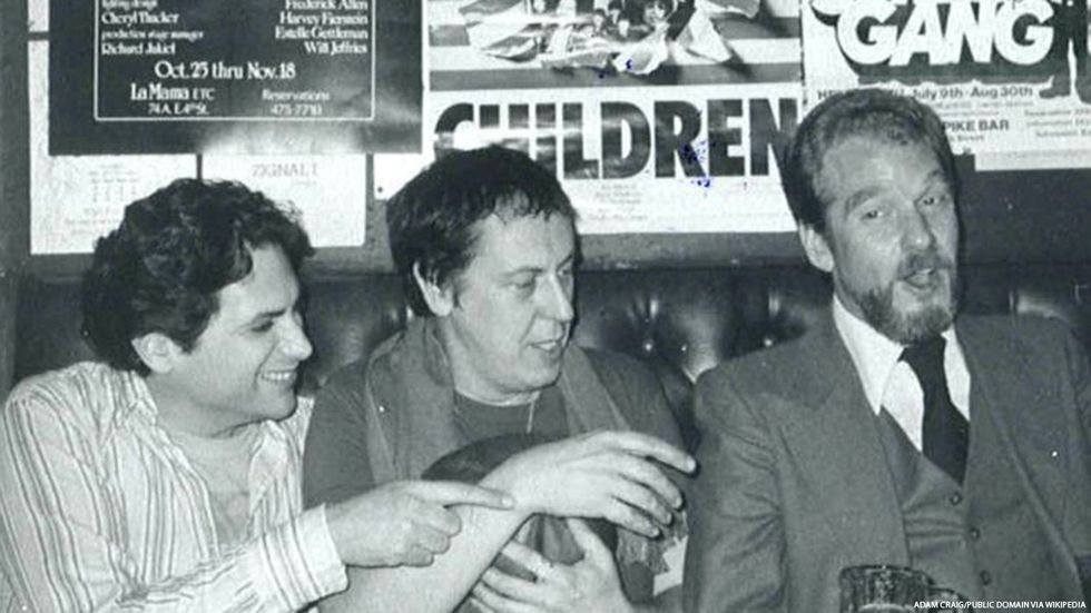 Harvey Fierstein, Robert Patrick, and Doric Wilson in 1981